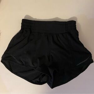 Lululemon “Hotty Hot” Black Shorts Size 2